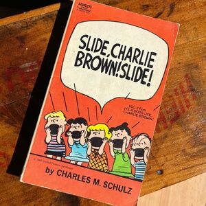Vintage 1962 Slide Charlie Brown, Slide! By Charles M. Schulz